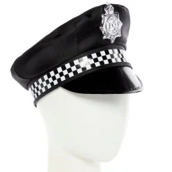 Black Police Hat - Child