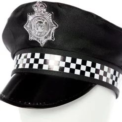 Black Police Hat - Child