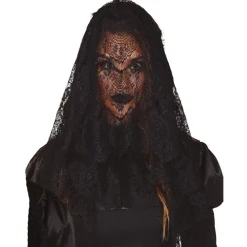 Black Veil Headpiece - 41Cm