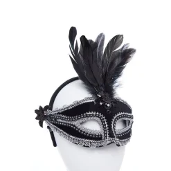 Black/Silver Masquerade Masks For Couples