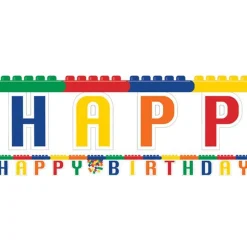 Block Party 'Happy Birthday' Paper Banner - 2.59M