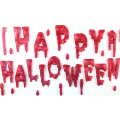 Bloody Happy Halloween Gel Window Cling