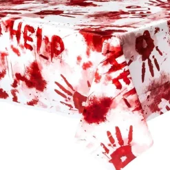 Bloody Plastic Tablecover - 1.4M X 2.6M