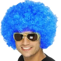 Blue Afro Wig
