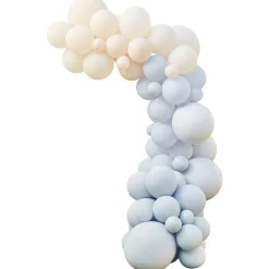 Blue And Nude Balloon Arch Kit - 75 Balloons