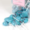 Blue Bubblegum Flavour Lollipops X90