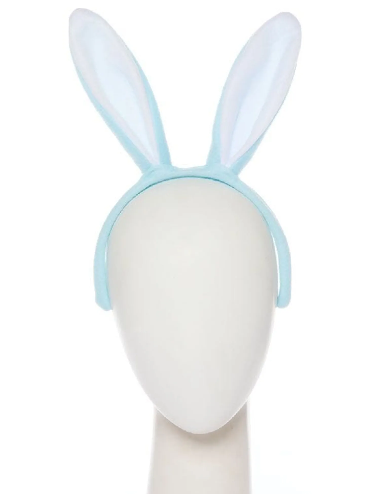 Blue Bunny Ears Headband