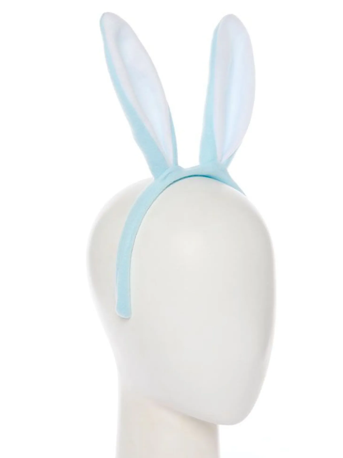Blue Bunny Ears Headband