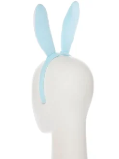Blue Bunny Ears Headband