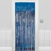 Blue Foil Door Curtain - 2.4M X 92Cm