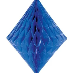 Blue Honeycomb Diamond Decoration - 30Cm
