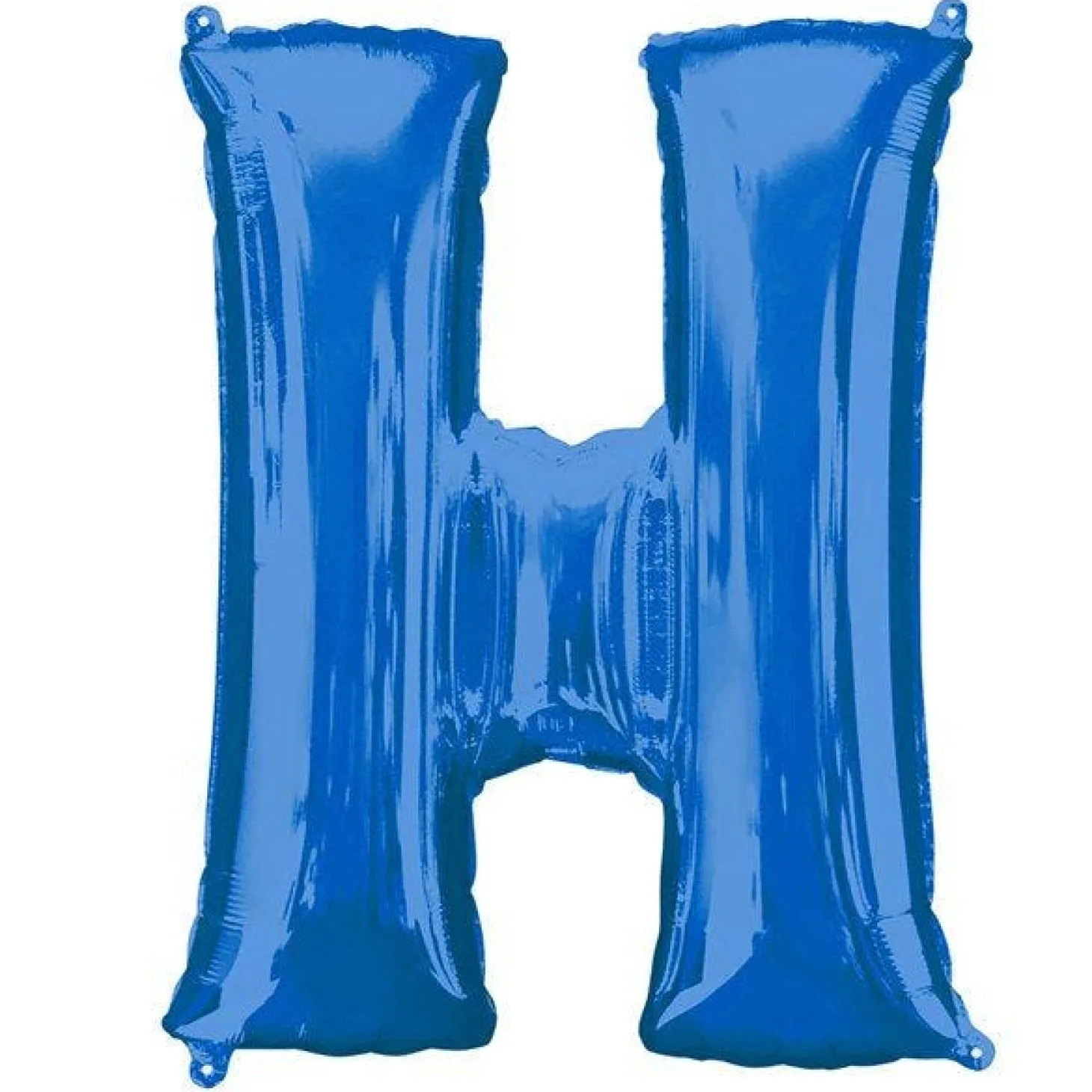 Blue Letter H Air Filled Balloon - 16" Foil