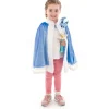 Blue Light Up Cape And Wand - Child