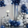 Blue Mix Balloon Arch - 200 Balloons