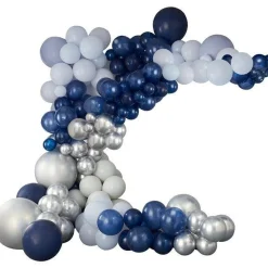 Blue Mix Balloon Arch - 200 Balloons