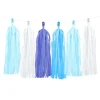 Blue Mix Tassel Garland Decoration - 1.5M