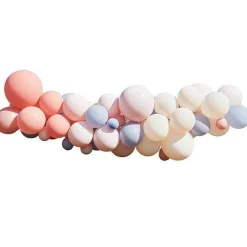 Blush, Nude & Blue Balloon Arch Kit - 60 Balloons