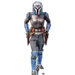 Bo-Katan Star Wars Blue Cardboard Cutout - 186Cm X 67Cm