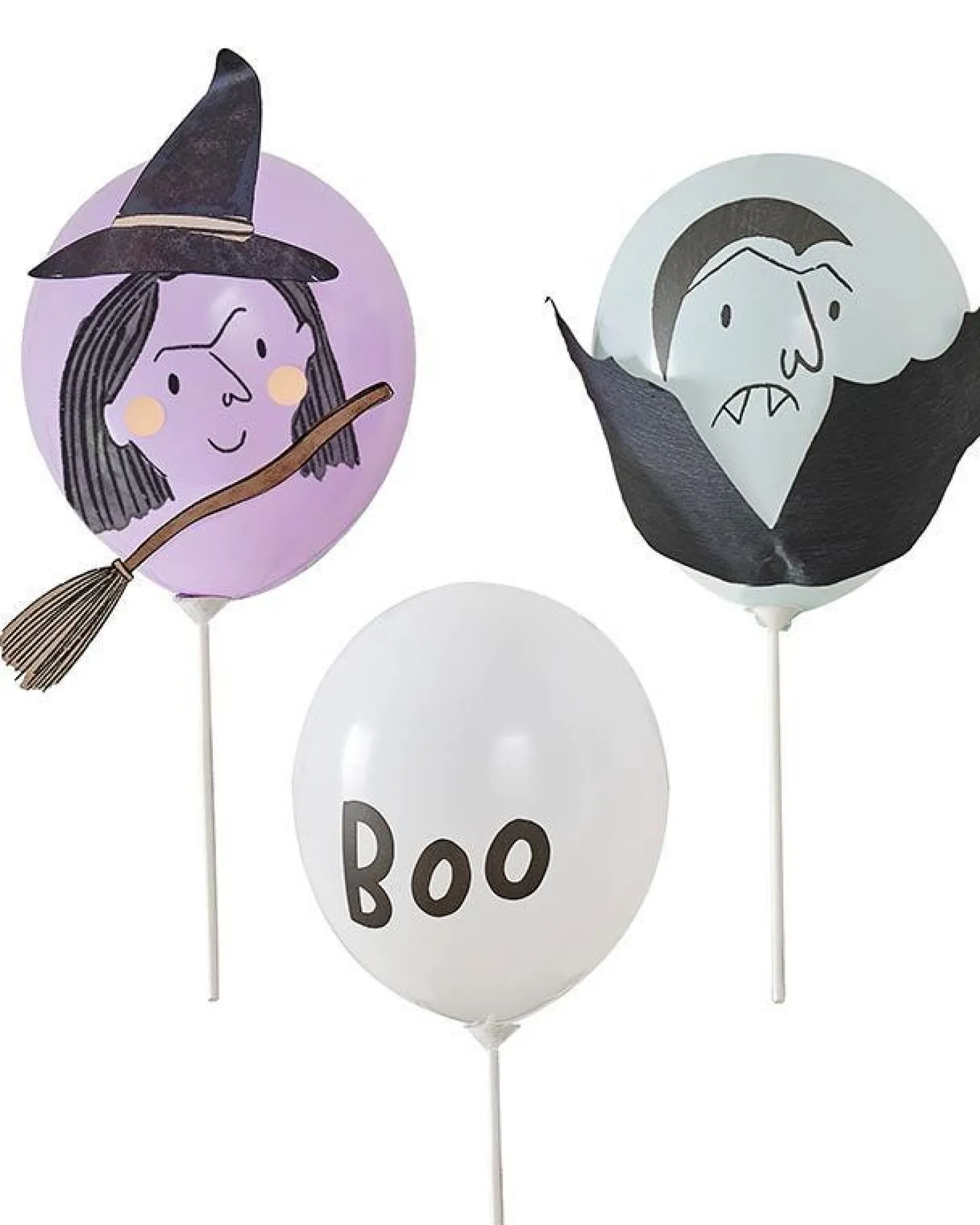 Boo Crew Characters Balloons - Latex (5Pk)