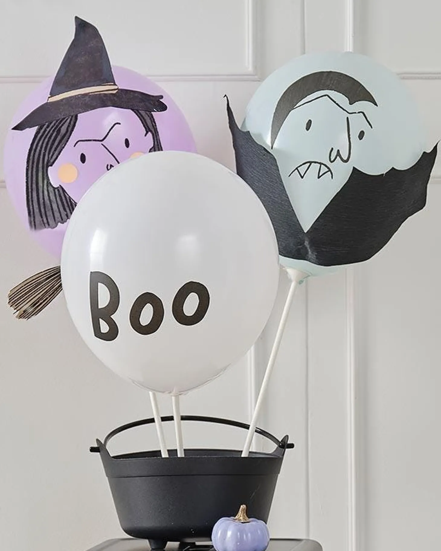 Boo Crew Characters Balloons - Latex (5Pk)