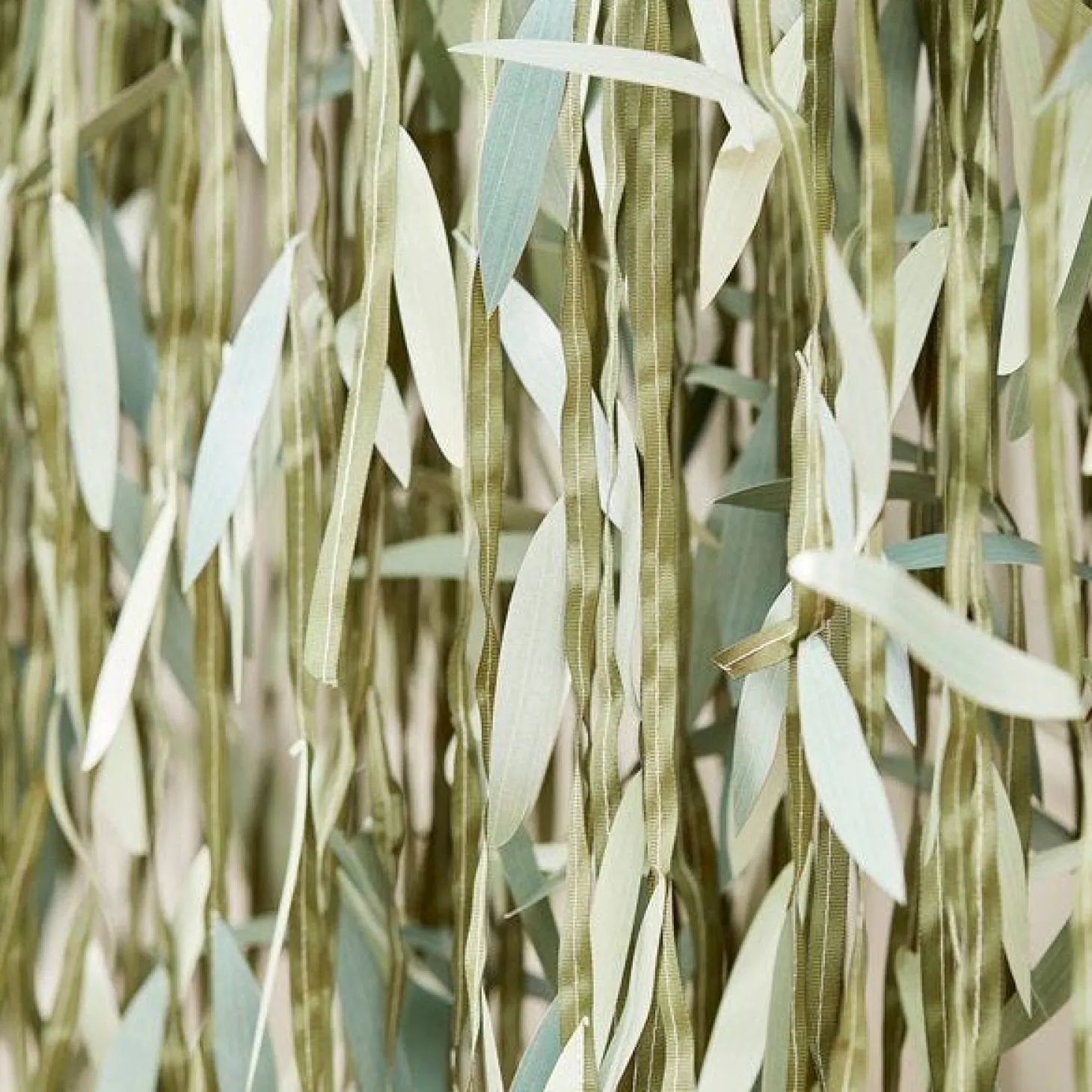 Botanical Baby Green Leaf Backdrop