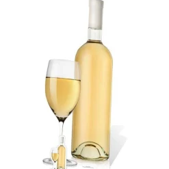 Bottle & Glass Of White Wine Cardboard Cutout - 184Cm X 73Cm
