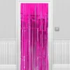 Bright Pink Foil Curtain - 2.4M