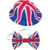 British Hat & Bow Tie Kit