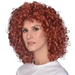 Brown Curly Wig
