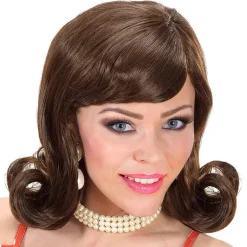 Brown Flip Wig