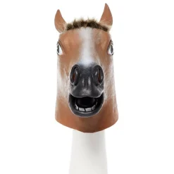 Brown Horse Rubber Mask