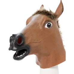 Brown Horse Rubber Mask