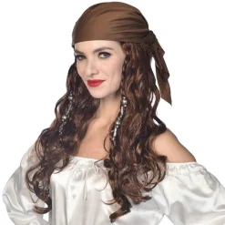 Brown Pirate Wig