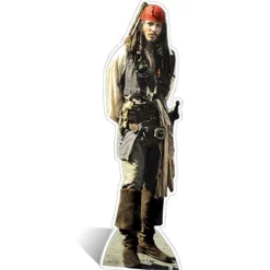Captain Jack Sparrow (Johnny Depp) Cardboard Cutout - 183Cm X 52Cm