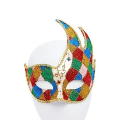 Carnival Jester Masquerade Mask