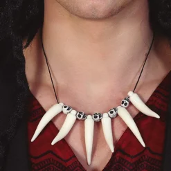 Caveman Necklace With Teeth