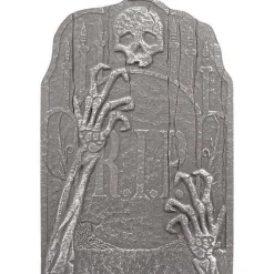 Cemetery Ghostly Arms Tombstone - 56Cm