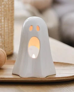 Ceramic Ghost Tea Light Holder