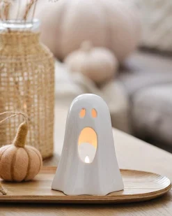 Ceramic Ghost Tea Light Holder