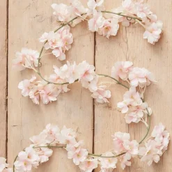 Cherry Blossom Foliage Wire Garland - 1.8M