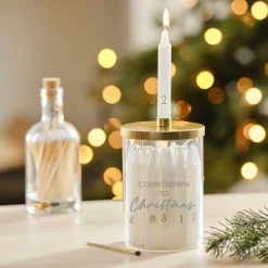 Christmas Candle Advent Calendar - 15Cm
