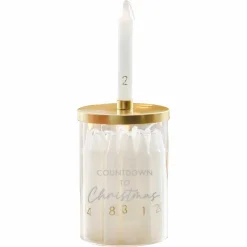 Christmas Candle Advent Calendar - 15Cm