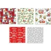 Christmas Gift Wrap Sheets - 50Cm (10Pk)