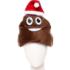 Christmas Poop Emoji Hat