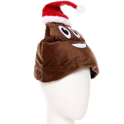 Christmas Poop Emoji Hat