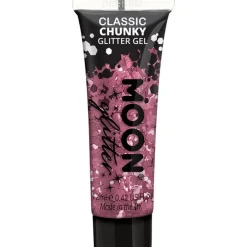 Chunky Glitter Body Gel - Pink 12Ml