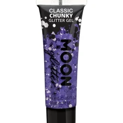 Chunky Glitter Body Gel - Purple 12Ml