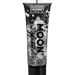 Chunky Glitter Body Gel - Silver 12Ml