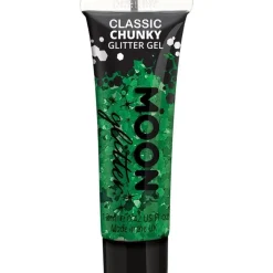 Chunky Glitter Body Gel - Green 12Ml
