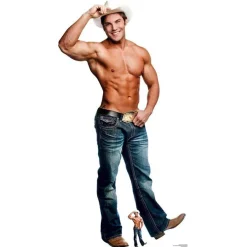 Cowboy Chippendale Cardboard Cutout - 179Cm X 95Cm